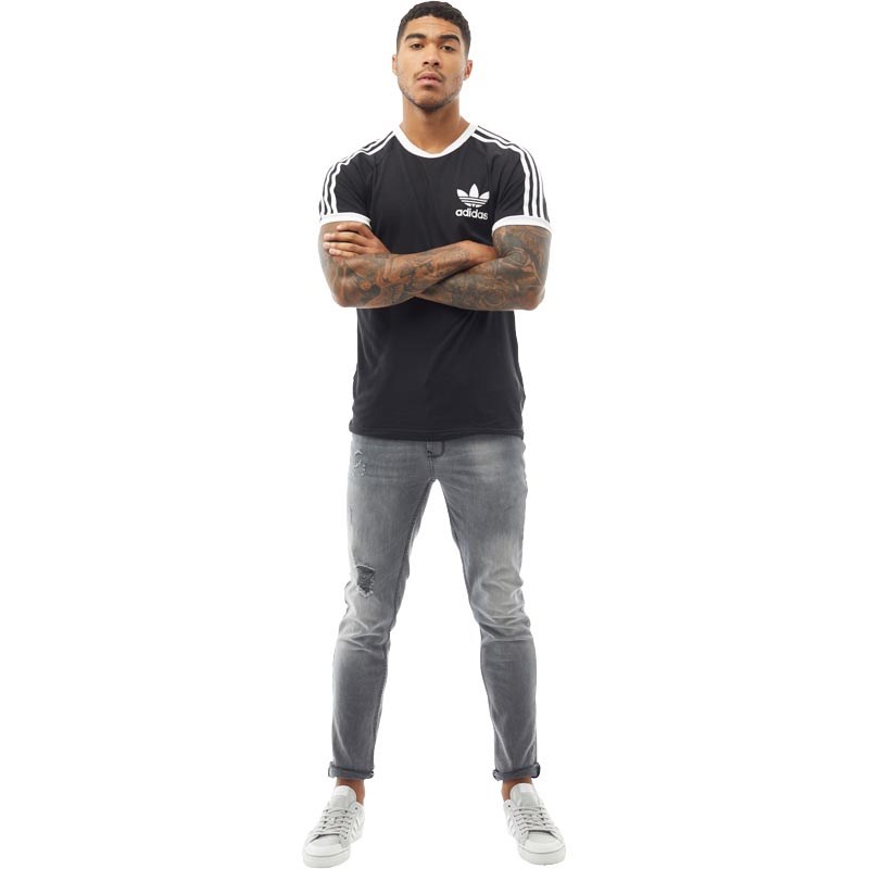 adidas Originals Herren California T-Shirt Schwarz adidas Originals Herren California T-Shirt Schwarz