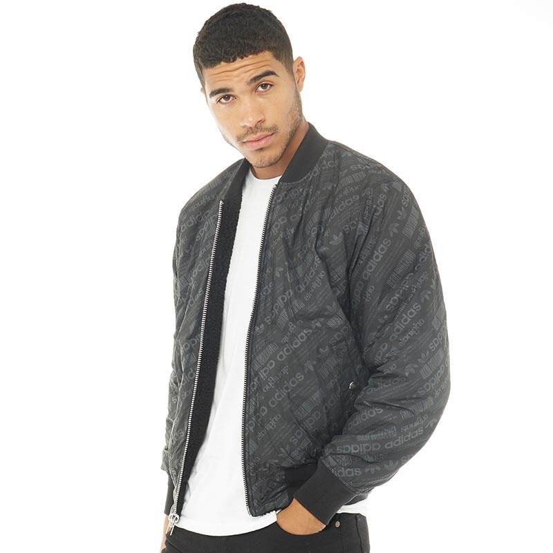 Adidas X Originals Alexander Bomber Noir Wang Veste Homme Réversible 8OXNn0wkP