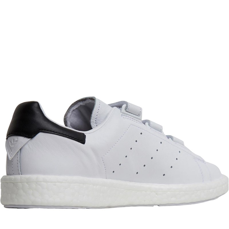 adidas originals strap stan smith trainers in white