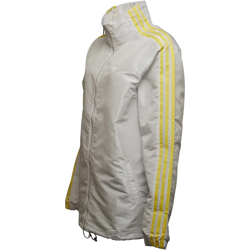 veste adidas femme blanche et or