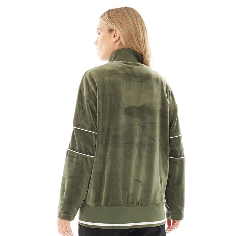 womens khaki green adidas tracksuit