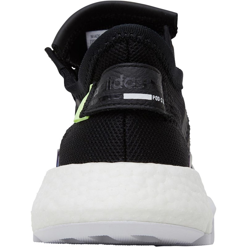 adidas originals pod trainers in black