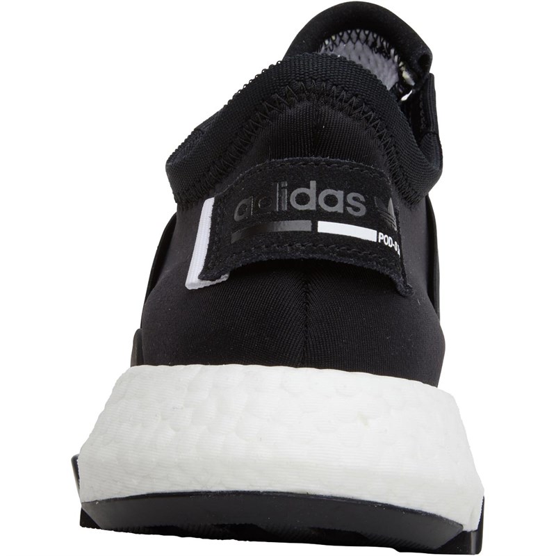 adidas originals pod trainers in black