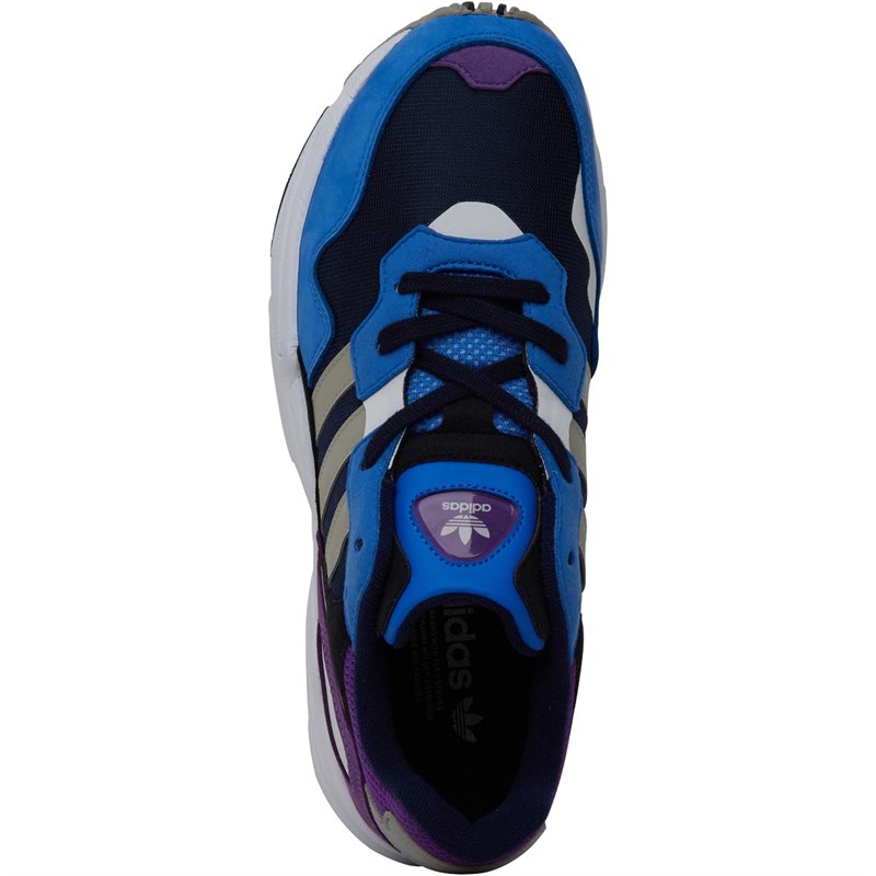 adidas yung mens trainers blue