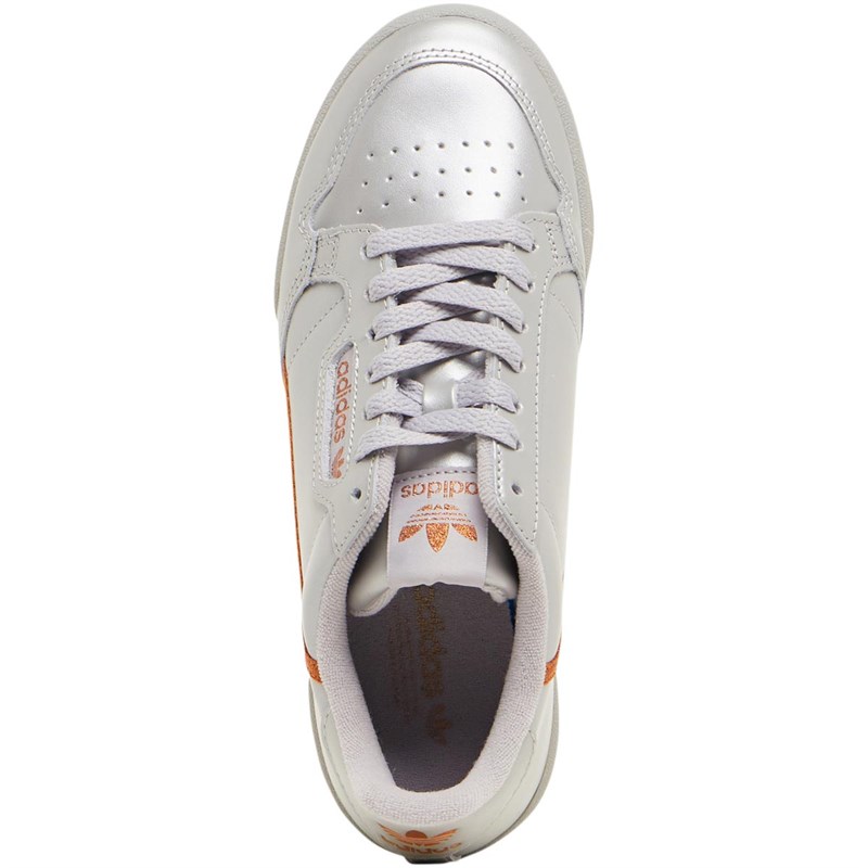 adidas Originals Damen Continental 80 Sneakers Silber