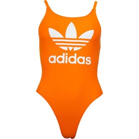 orange adidas swimsuit