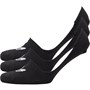 adidas Originals Three Pack No Show Socks Black/Black/Black
