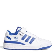 adidas Originals Chaussures basses Junior Forum White/Royal Blue/White