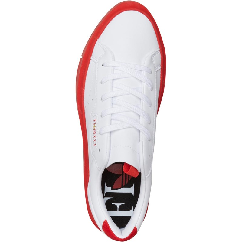 adidas sleek super shoes red