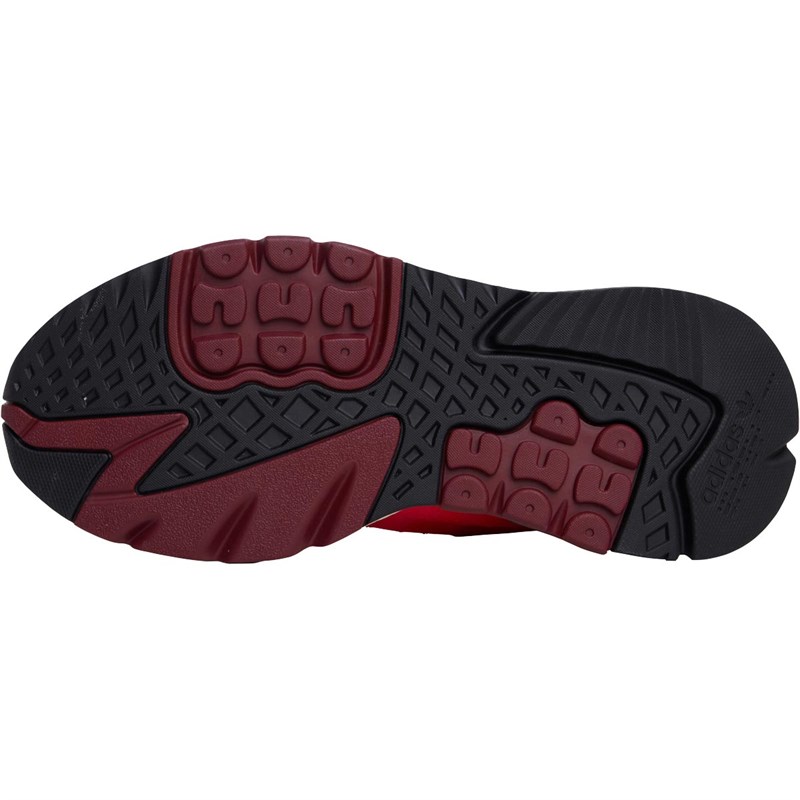 adidas Originals Herren Nite Jogger Sneakers Rot
