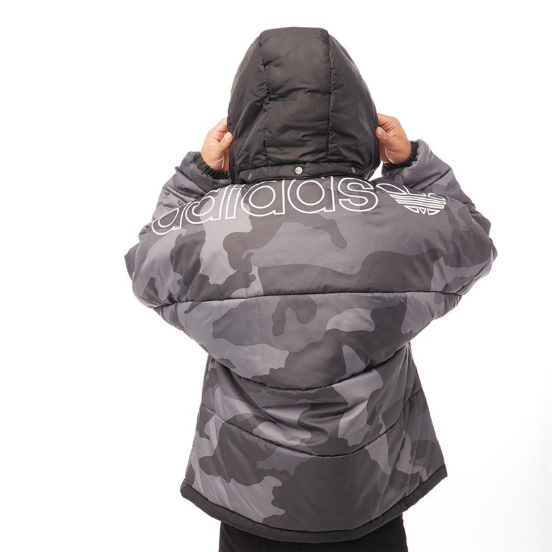 adidas camo puffer jacket