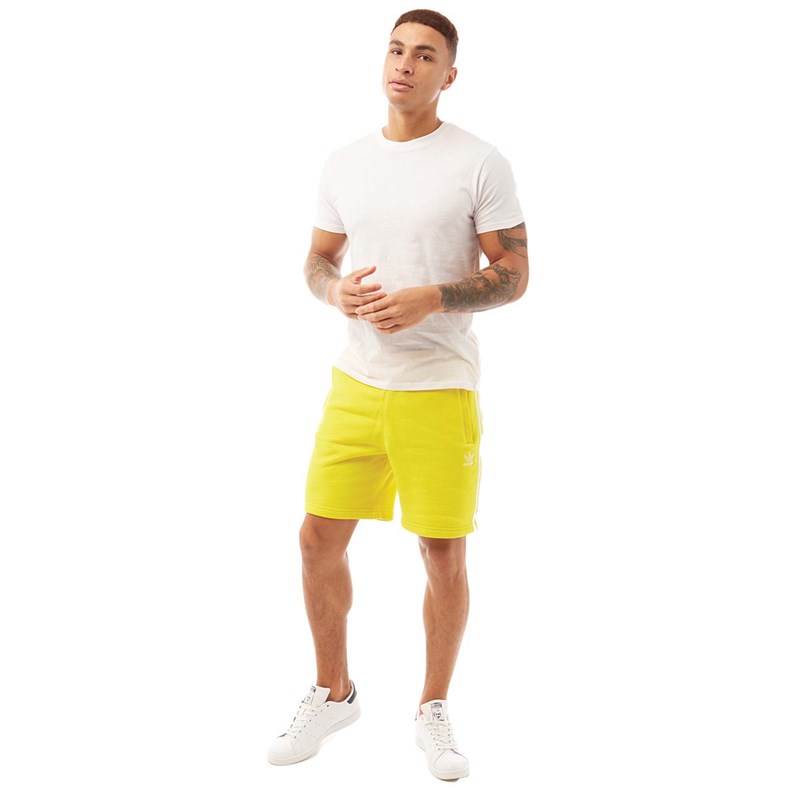 adidas originals yellow shorts