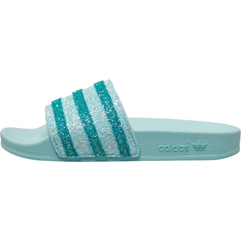 adidas originals adilette lite in mint green