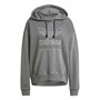 adidas Originals o kroju oversized bluza z kapturem dla niej kolor czarny