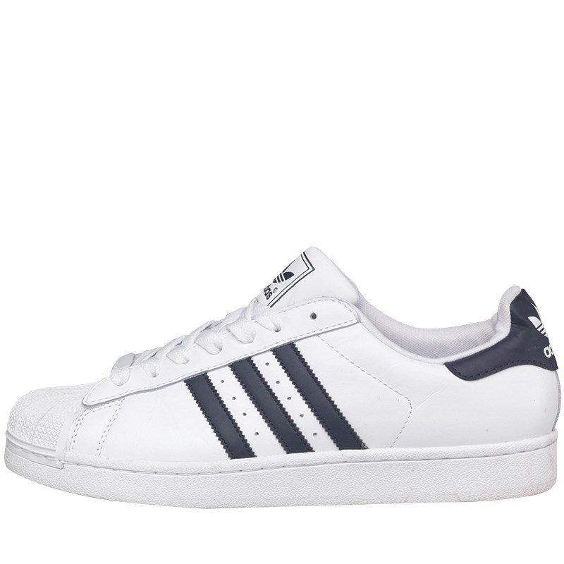 Buy adidas Originals Mens Superstar 2 Trainers White Navy