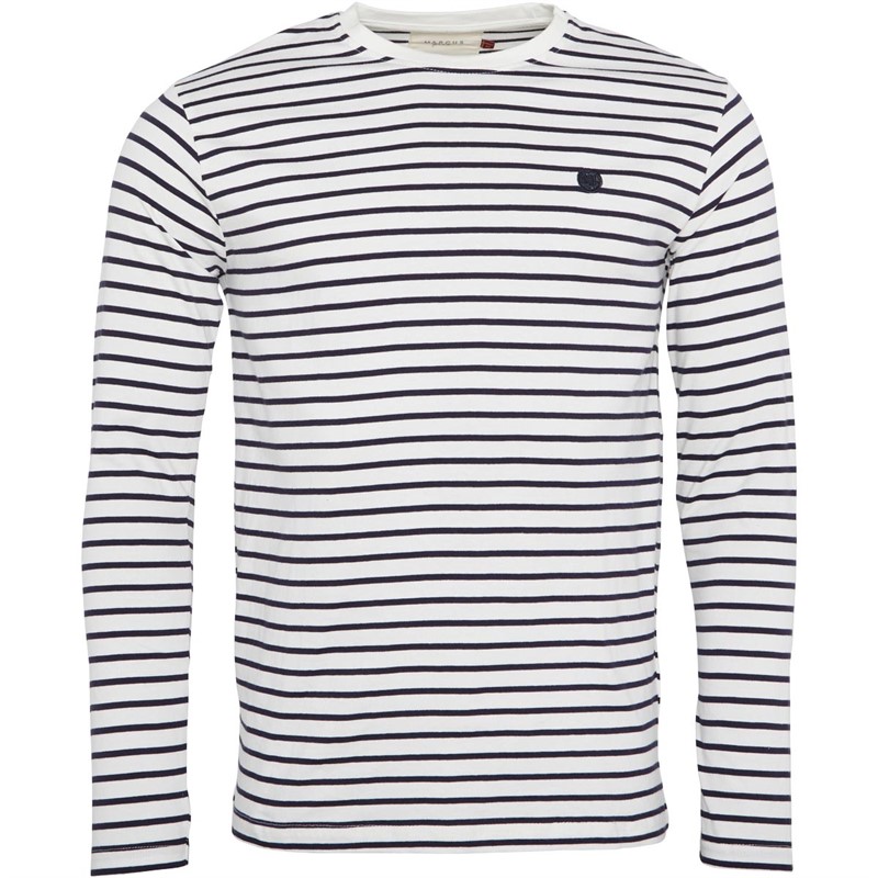 Marcus T-shirt à manches longues Eli Homme Blanc