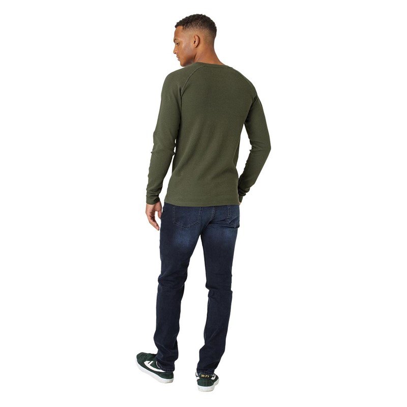 Marcus T-shirt à manches longues Ziggy Homme Kaki