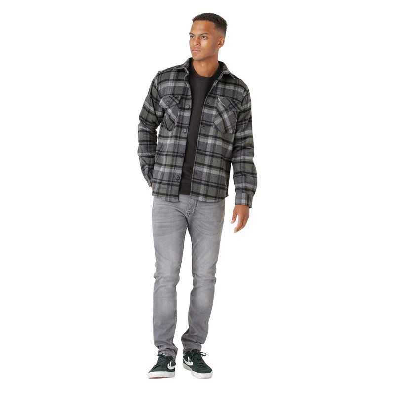 Marcus Chemises à Manches Longues Trace Homme Vert