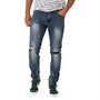 Marcus Herren Men Cutler Ripped 2163 Schmale Passform Jeans Blau