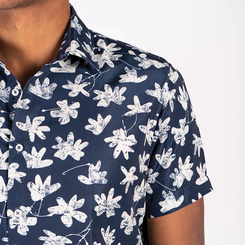 Marcus Chemises à Manches Courtes Tate Homme Bleu