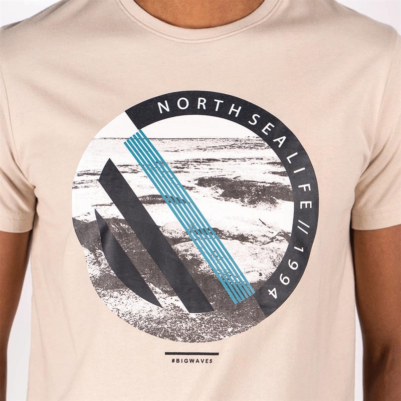 Marcus Herre Emmett T-shirts Beige