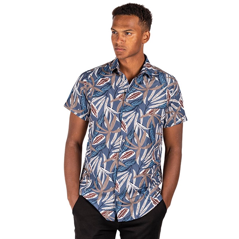 Marcus Chemises à Manches Courtes Mally Homme Bleu