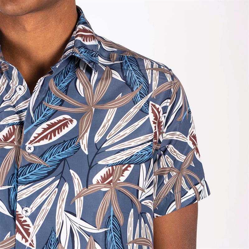 Marcus Chemises à Manches Courtes Mally Homme Bleu