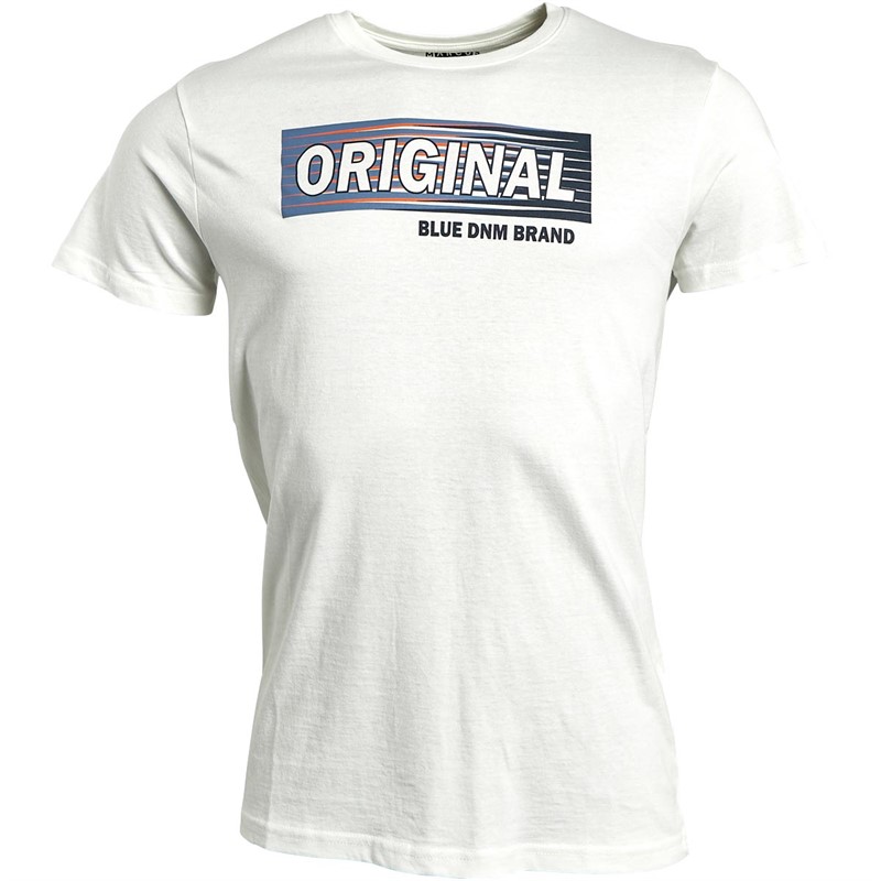 Marcus Męskie Qwin T-shirty Biały