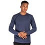 Marcus Heren Jaden T-shirts met lange mouwen Denim
