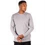 Marcus T-shirt à manches longues Jaden Homme Gris Clair Chiné