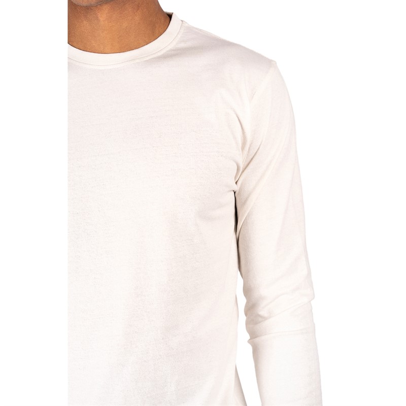 Marcus T-shirt à manches longues Jaden Homme Blanc
