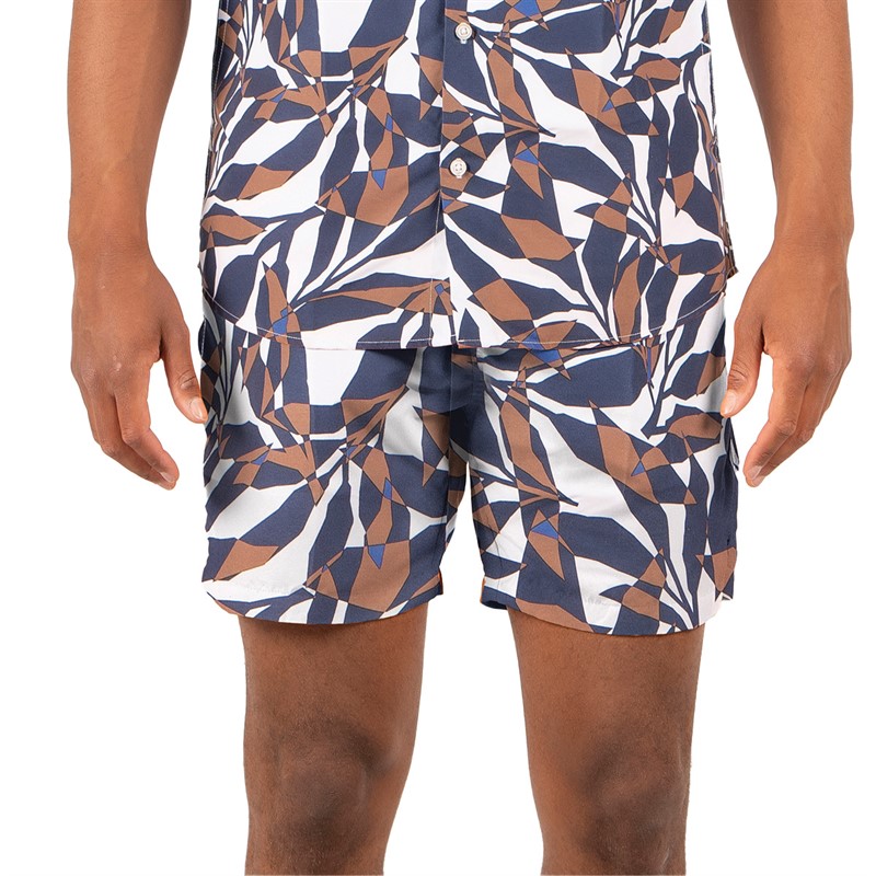 Marcus Heren Bora Shorts Marineblauw