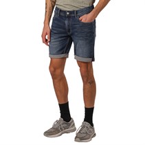 Marcus Heren Lesli Shorts Blauw Texas Gebruikt