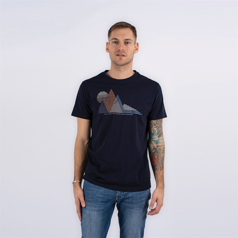 Marcus Herren Draco T-Shirt Nachtblau