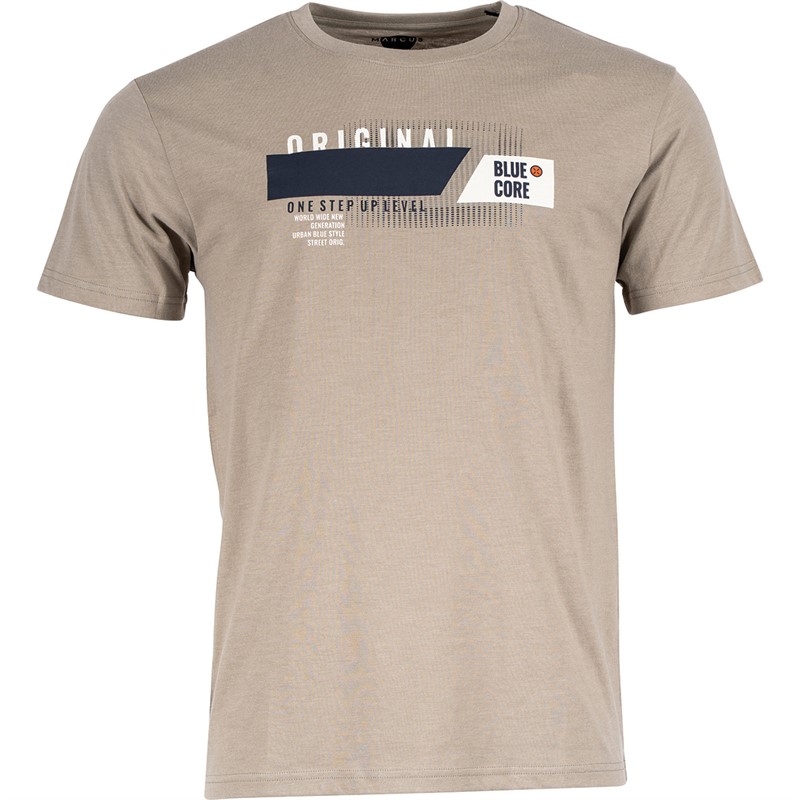 Marcus Heren Migo T-shirts Bruin - Maat 3XL