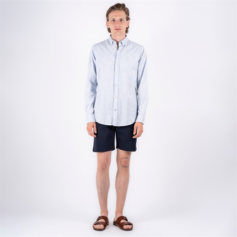 Marcus Herre Maxton Langærmet shirts Blå