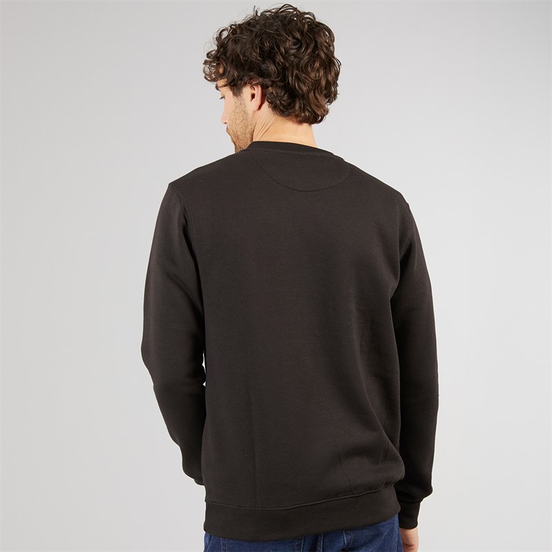 Marcus Herren Colin Druck Sweatshirt Schwarz