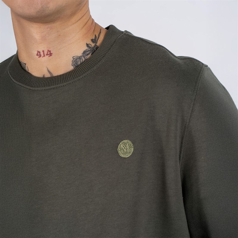 Marcus Herren Colin Sweatshirt Tief Grün