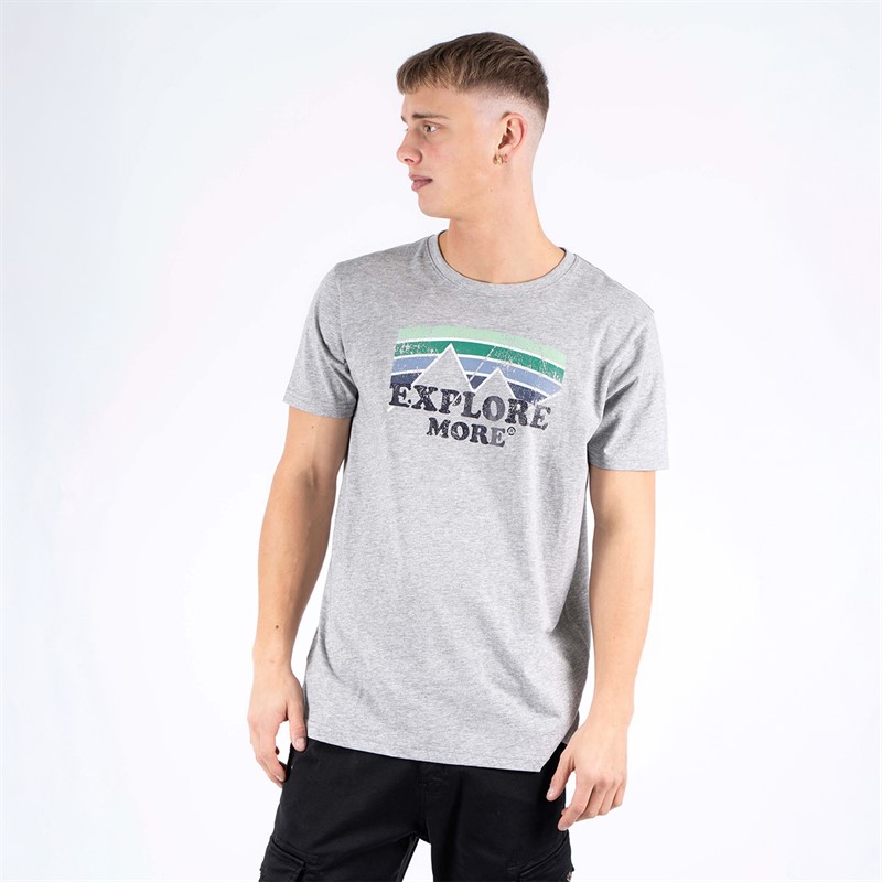 Marcus Herren Ron T-Shirt Hell Grau Mix