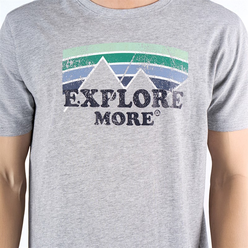 Marcus Herren Ron T-Shirt Hell Grau Mix