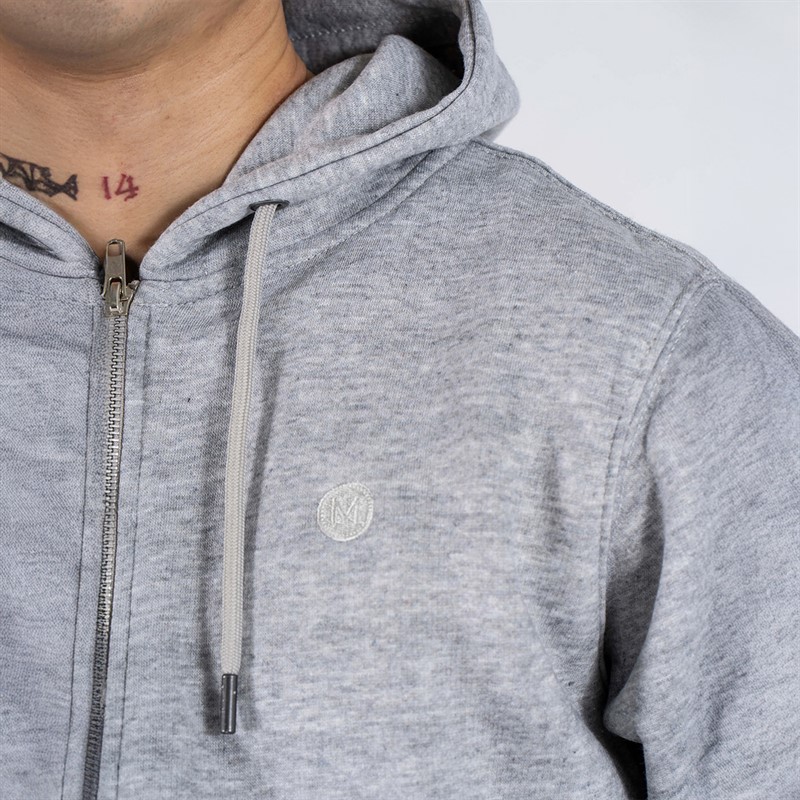 Marcus Herren Colin Strickjacke Hell Grau Meliert