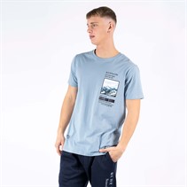 Marcus Heren Paul T-Shirt Faded Blauw