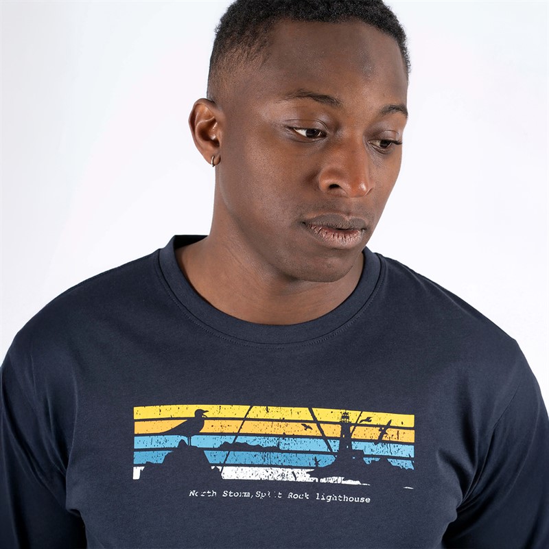 Marcus T-shirt Homme Archie Bleu saphir Foncé S//Dark Sapphire