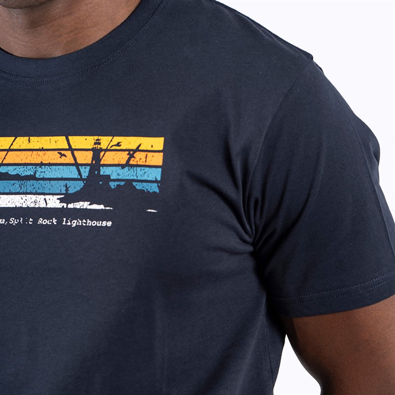 Marcus T-shirt Homme Archie Bleu saphir Foncé S//Dark Sapphire