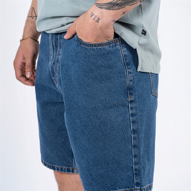 Marcus Shorts en jean Justin 2239 Homme Med. Blue Wash