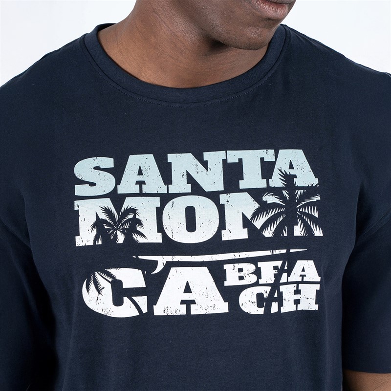 Marcus T-shirt Wells Homme Bleu saphir Foncé S//Dark Sapphire