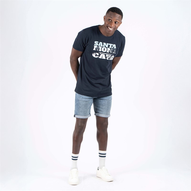 Marcus T-shirt Wells Homme Bleu saphir Foncé S//Dark Sapphire