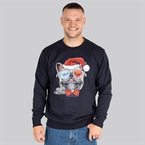 Marcus Herren Weihnachts Sweatshirt Dark Navy