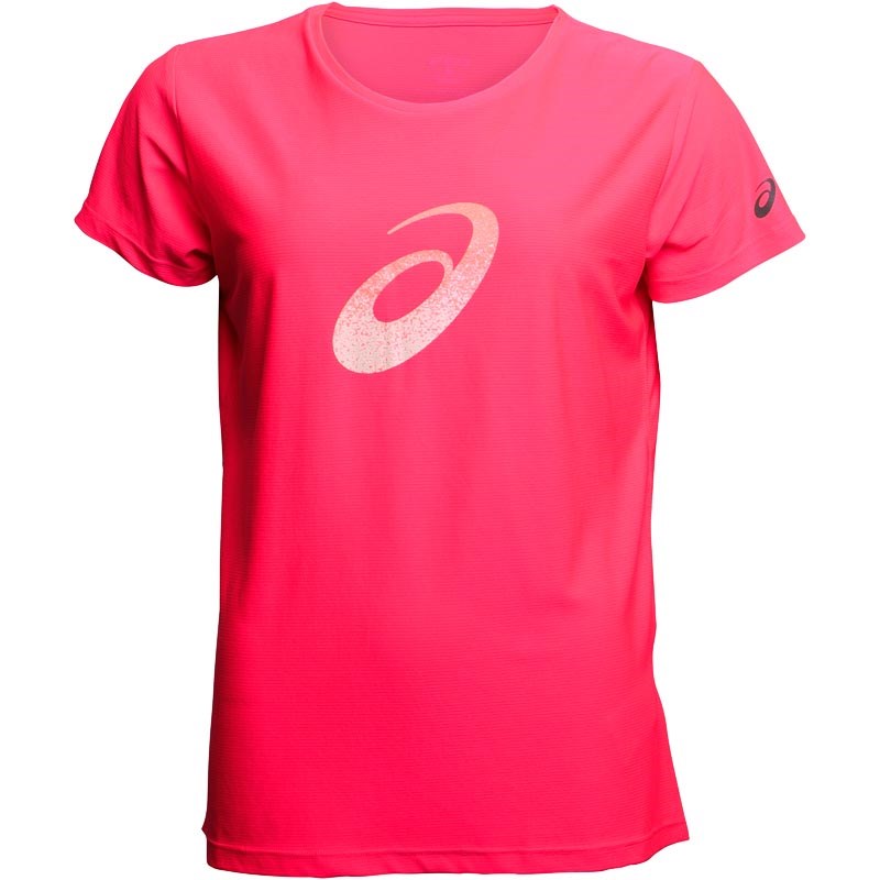 asics t shirt homme rose