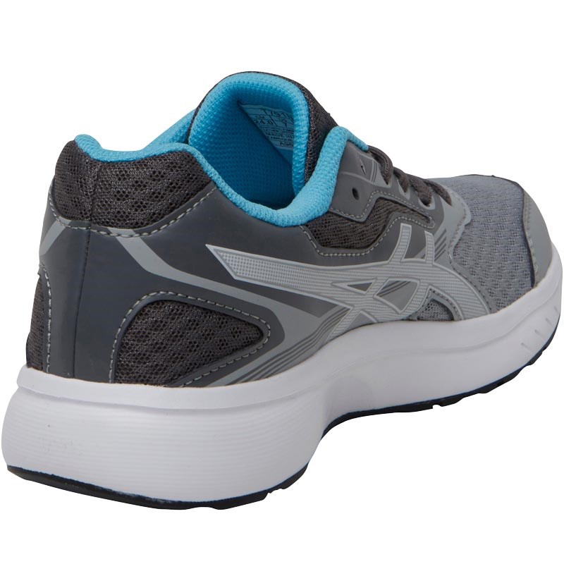 Buy Asics Womens Stormer Neutral Running Shoes Mid Grey/White/Aquarium